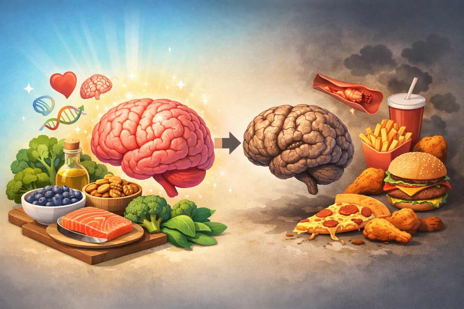 MIND diet can help slow brain aging for more than 2 years
