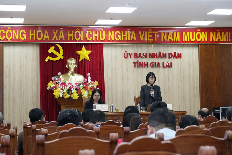 Quang cảnh buổi làm việc. Ảnh: Hoài Phương