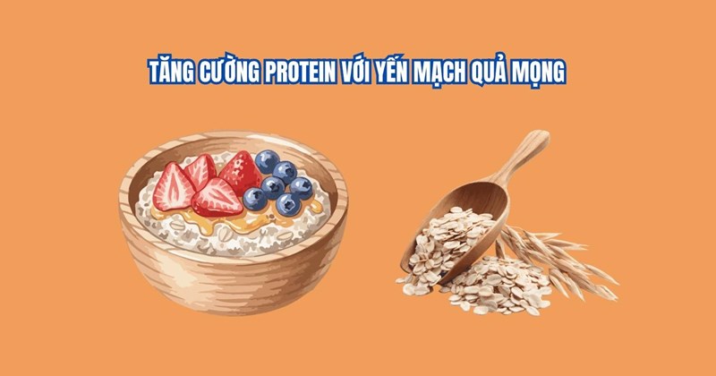 Cách làm sinh tố yến mạch quả mọng nhanh gọn, đủ chất