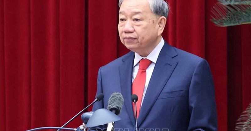 Tổng Bí thư Tô Lâm phát biểu bế mạc Hội nghị Trung ương 2