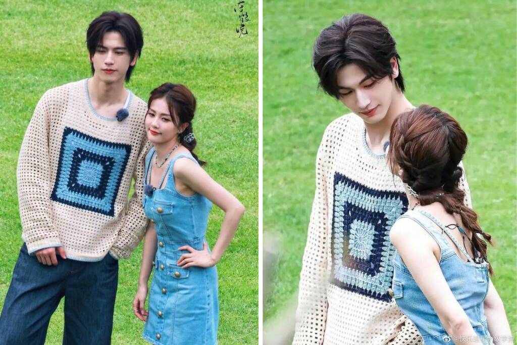 Bạch Lộc và Trương Lăng Hách từng vướng tin đồn hẹn hò. Ảnh: Nhà sản xuất