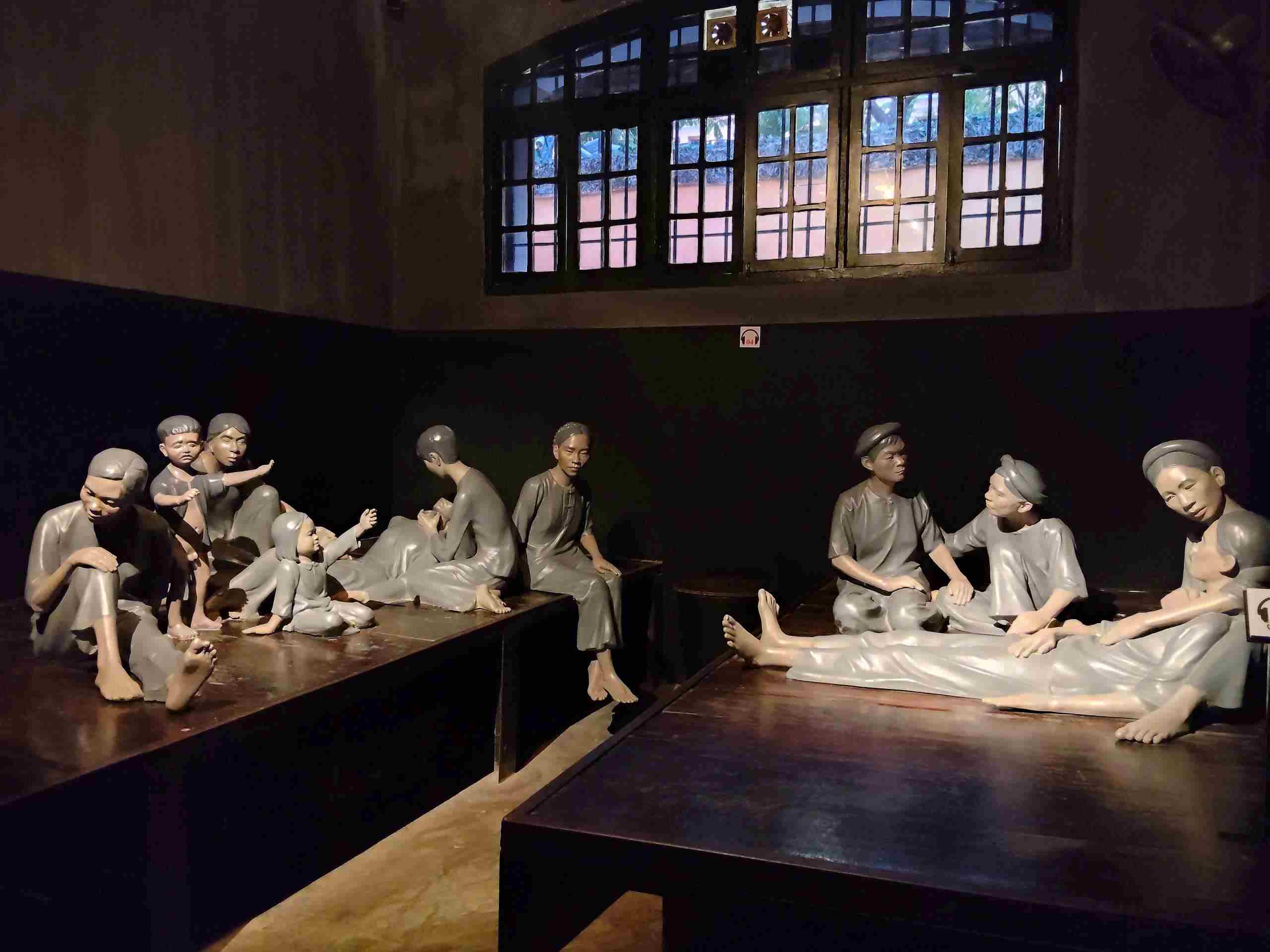 Một góc phòng giam tù nhân tại Nhà tù Hỏa Lò. Ảnh: Thanh Trúc