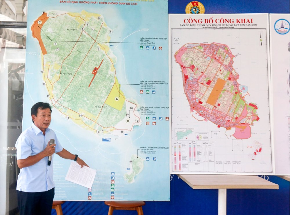 Chủ tịch UBND Đặc khu Phú Quý Lê Hồng Lợi 