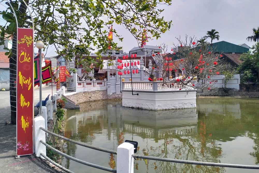 Linh Lang Dai Vuong Festival will be held from March 27 - 29. 3. Noi An village communal house is completed with a new, spacious and imposing appearance. Photo: Trinh Ba Tu