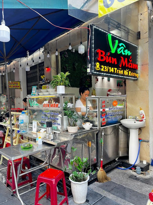 A vermicelli with fish sauce restaurant in the Central region. Photo: Ky Lam