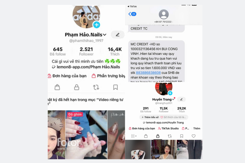 Phòng An ninh mạng và phòng, chống tội phạm sử dụng công nghệ cao Công an tỉnh Lào Cai khởi tố vụ án lừa đảo vay tiền online trên TikTok. Ảnh: Công an cung cấp