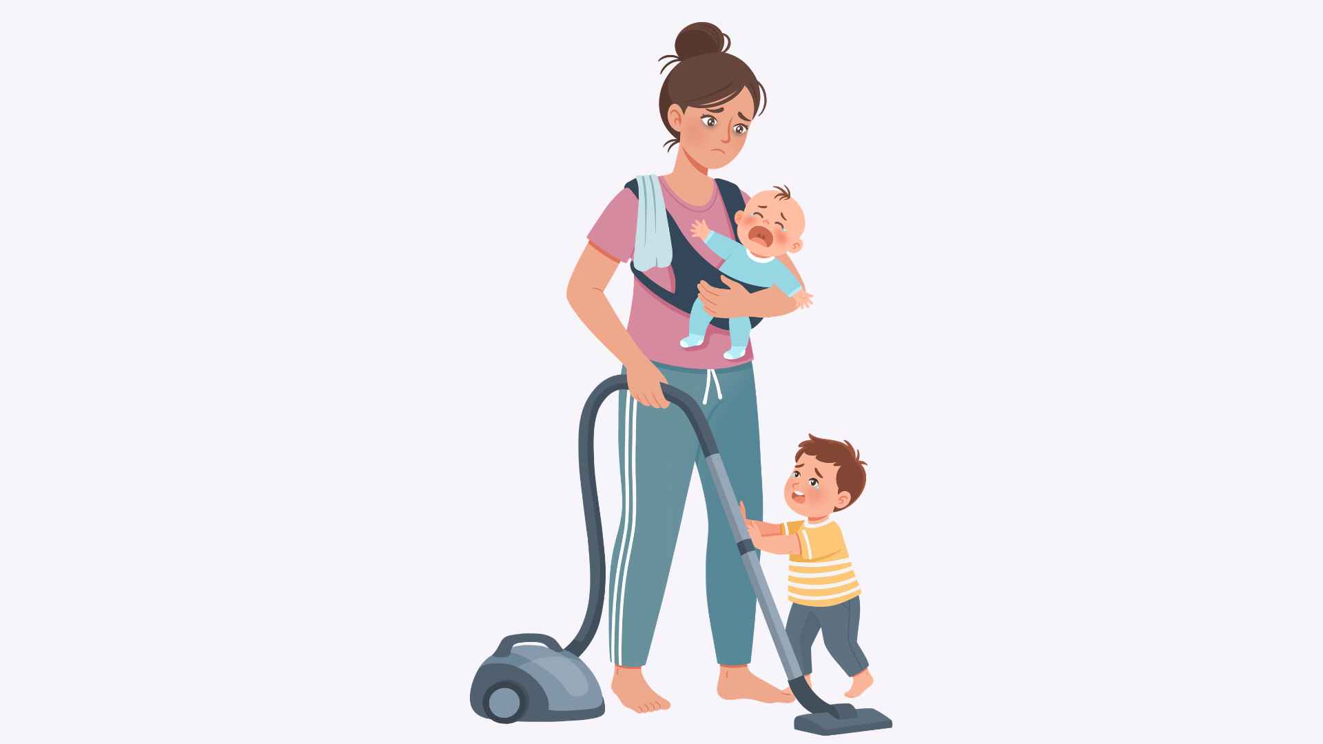 Behind the peaceful nest are the silent sacrifices of mothers. Graphic photo: Hoang Loc.