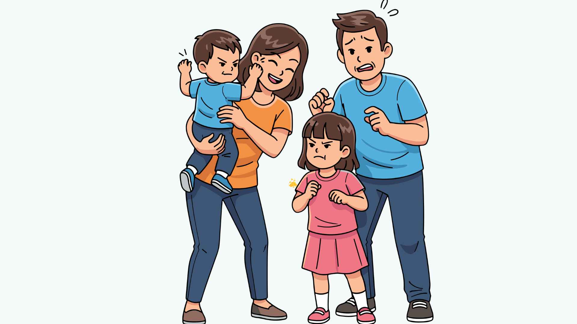 The journey of raising children is also when parents learn how to grow up. graphic photo: Hoang Loc.