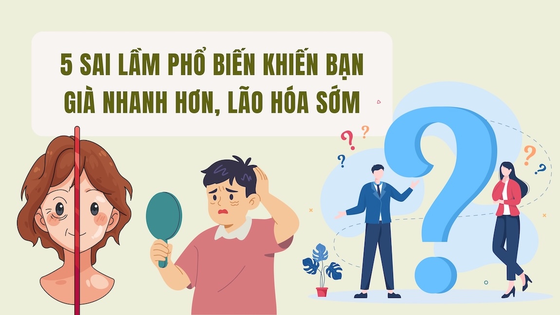 5 common mistakes that make you age faster and age prematurely