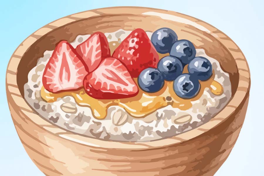 心臓血管と血糖値に良いようにオートミールを正しく食べる。グラフィック:ティエン・ニャン