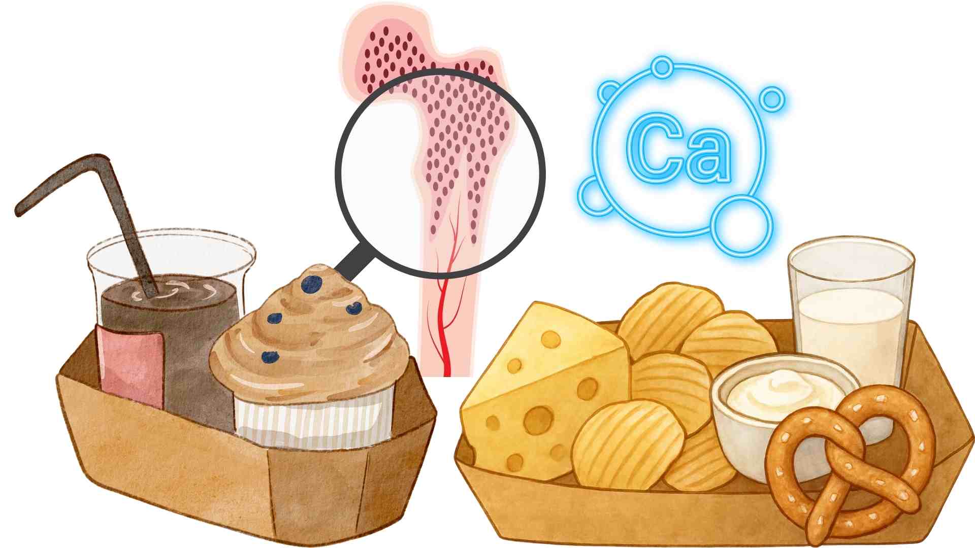 Breakfasts that seem good but destroy calcium from bones. Graphics: Ha May