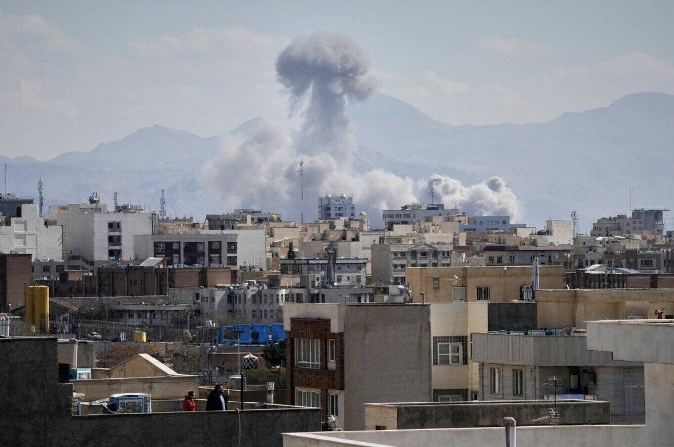 Smoke rises in Iran's capital Tehran after the attacks by the US and Israel. Photo: Xinhua