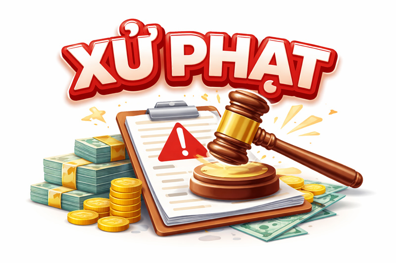 Construction against regulations, Minh Nghia Yen Bai Co., Ltd. fined 110 million VND. Graphic photo: Dinh Dai