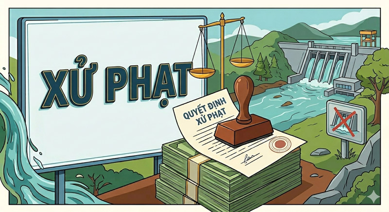 Functional agencies have administratively sanctioned Xuan Thien Yen Bai Joint Stock Company. Graphic photo: Dinh Dai