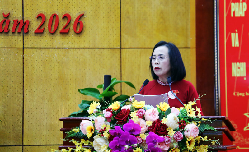 Bà Đoàn Thị Hậu tái cử giữ chức Chủ tịch HĐND tỉnh Lạng Sơn nhiệm kỳ 2026 - 2031. Ảnh: Thanh Bình