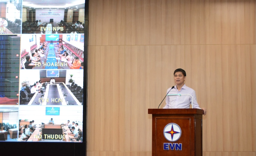 Vice President of the VGCL Ngo Duy Hieu thoroughly grasped the Resolution of the 14th National Congress of the Party; Directive No. 58-CT/TW dated January 10, 2026 of the Secretariat at the Conference organized by the Vietnam Electricity Trade Union. Photo: CDN
