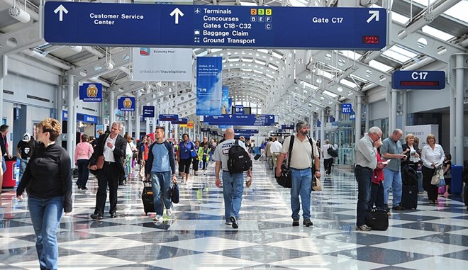 O'Hare International Airport, Chicago, USA. Photo: AFP