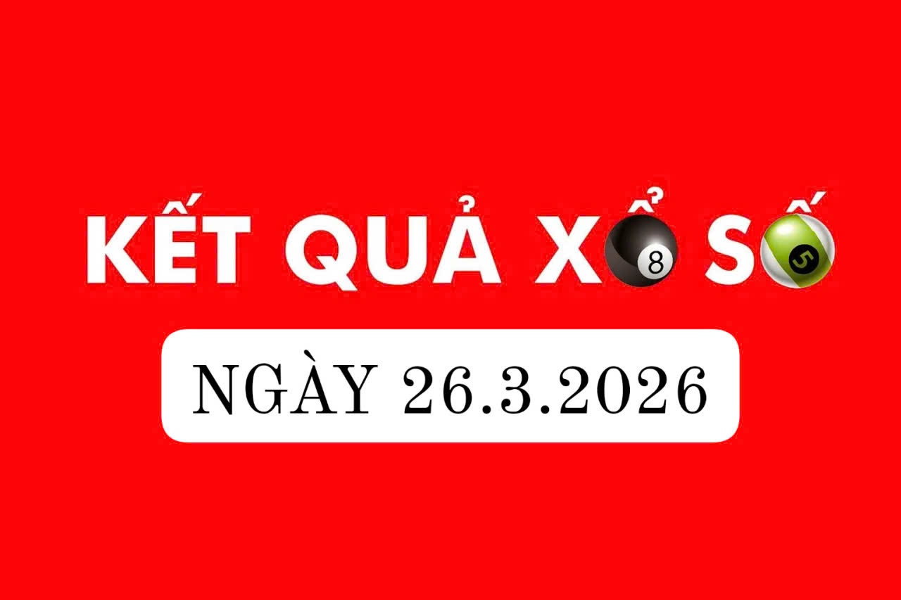 Lottery results today, March 26, 2026. Photo: Ha Vy