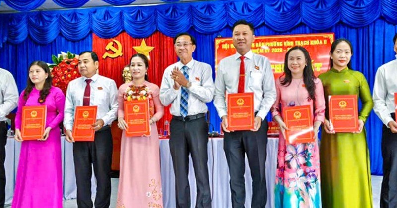 Cà Mau: Nhiều xã, phường có lãnh đạo mới sau bầu cử