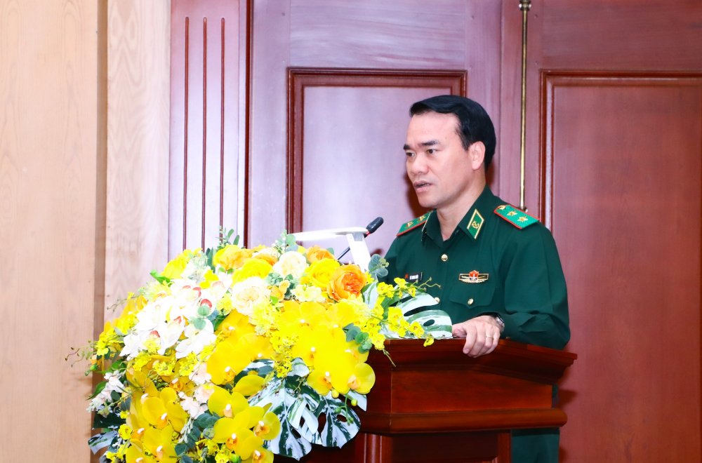 Trung tướng Vũ Trung Kiên - Ủy viên Trung ương Đảng, Tư lệnh Bộ đội Biên phòng. Ảnh: Thanh Xuân