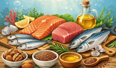 Eating fatty fish regularly helps reduce blood fat and protect cardiovascular health. Graphics: Huong Giang