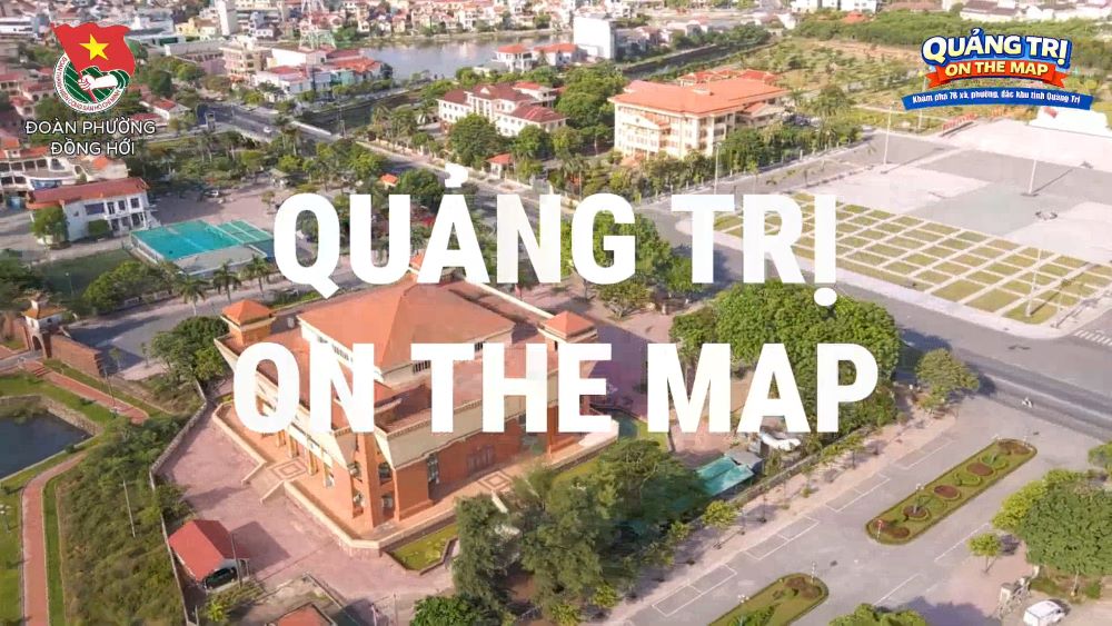 The communication campaign "Quang Tri on the map" launched by the Quang Tri Provincial Youth Union is spreading love for the homeland with creative digital communication products. Photo: Thanh Trung
