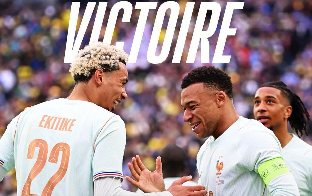 French team defeats Brazil. Photo: French Football Federation