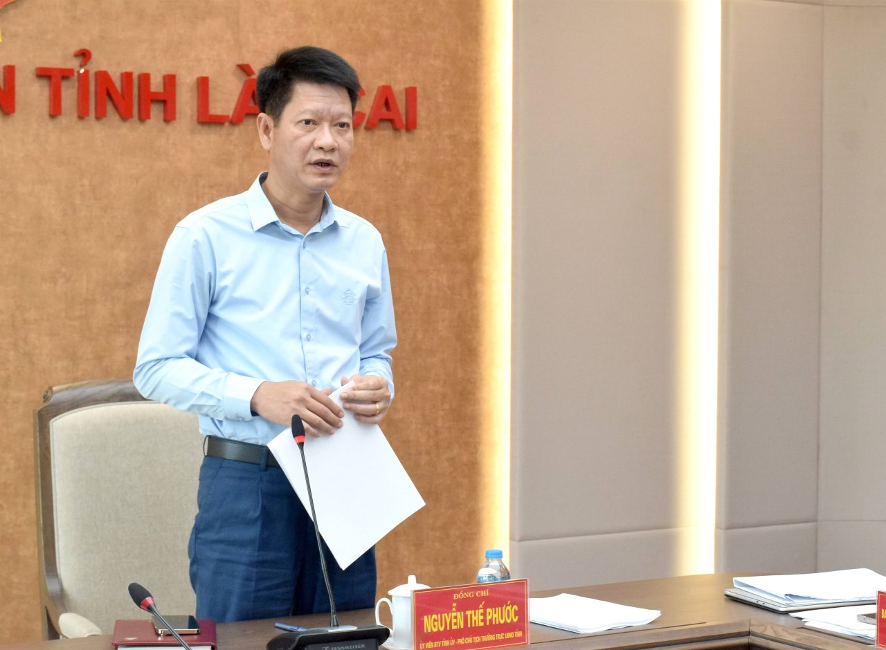  Ông Nguyễn Thế Phước được bầu giữ chức Phó Bí thư Tỉnh ủy Lào Cai. Ảnh: Văn Đức. 