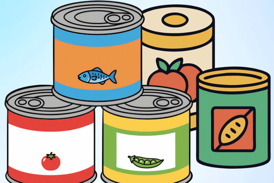 Canned food and its impact on consumer health. Graphics: Thien Nhan