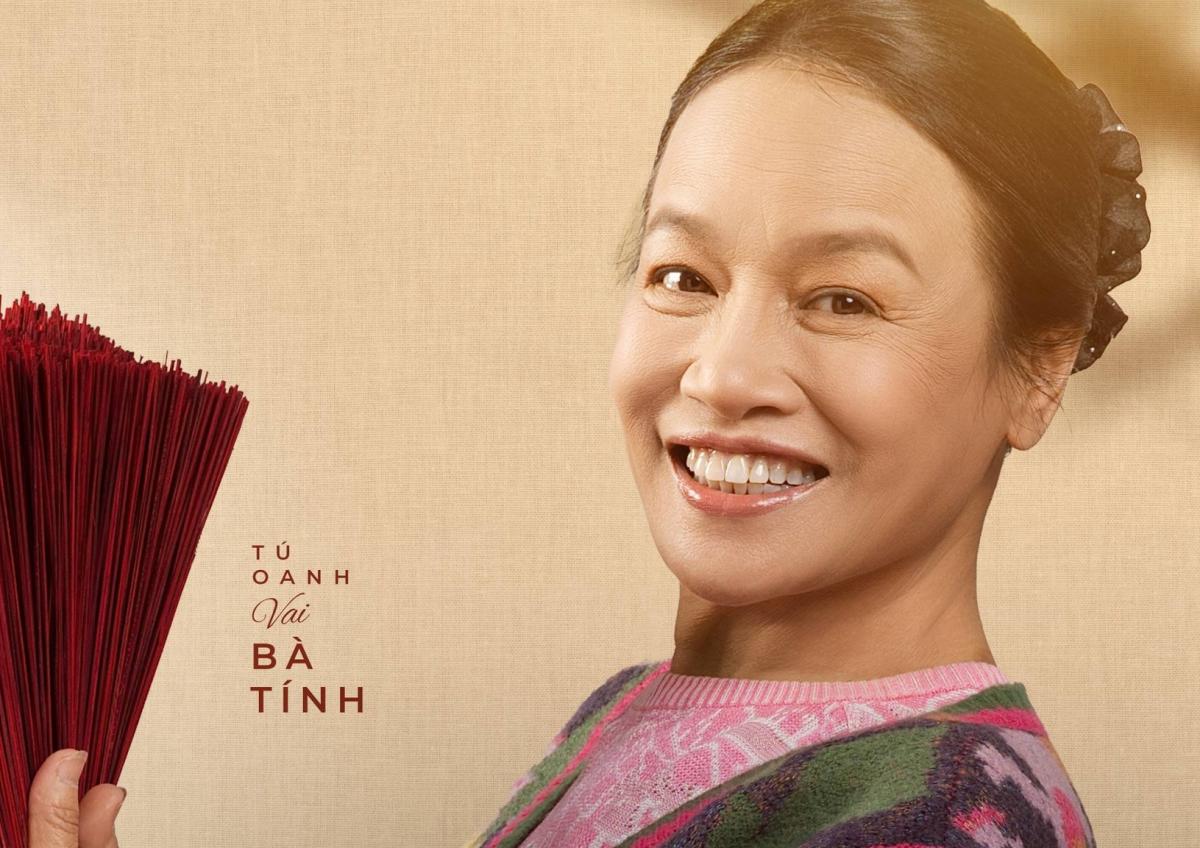 부이 탁 쭈옌 감독의 아내 - 배우 뚜 오안. 사진: 영화 제작사.