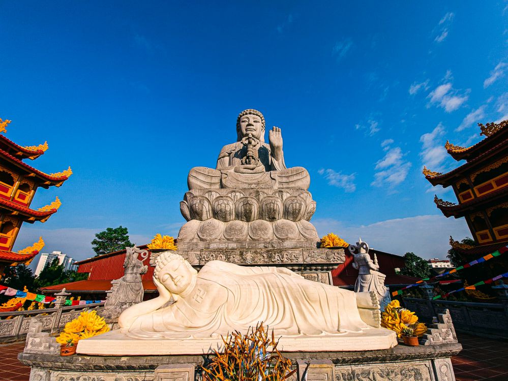 Peaceful scene of Thang Nghiem ancient pagoda. Photo: Thang Nghiem Quoc Tu