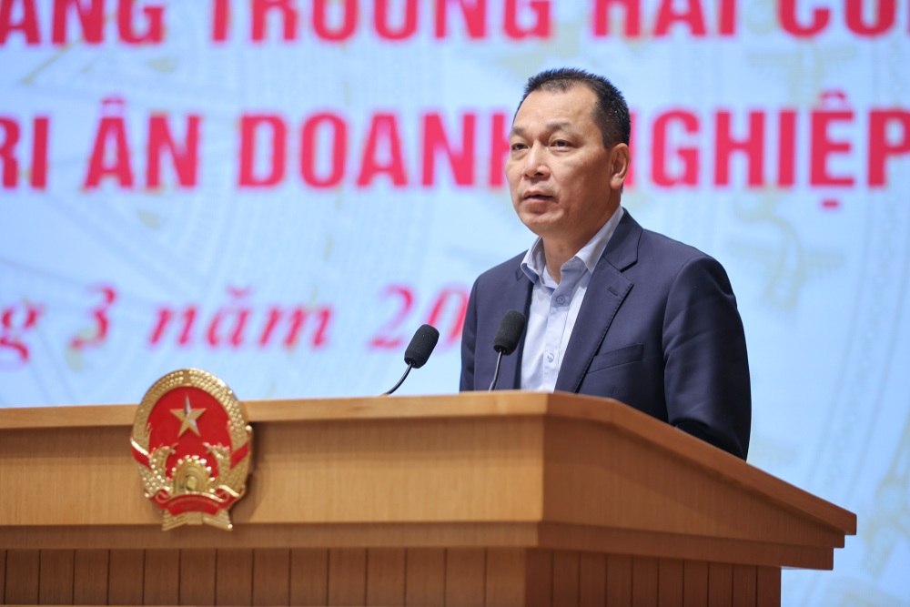 Chủ tịch HĐTV Tập đoàn Điện lực Việt Nam Đặng Hoàng An. Ảnh: VGP