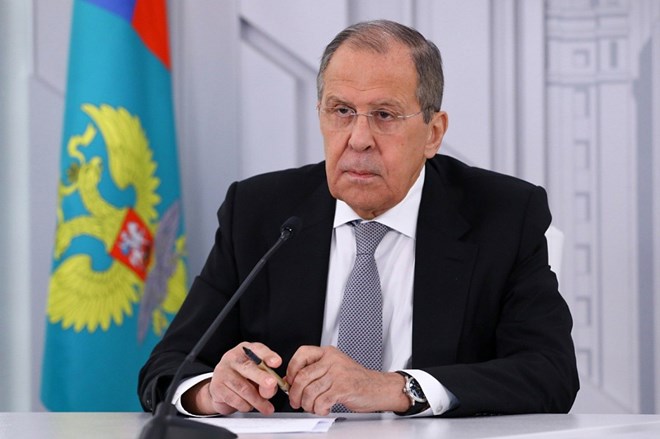 Ngoại trưởng Nga Sergei Lavrov. Ảnh: Xinhua