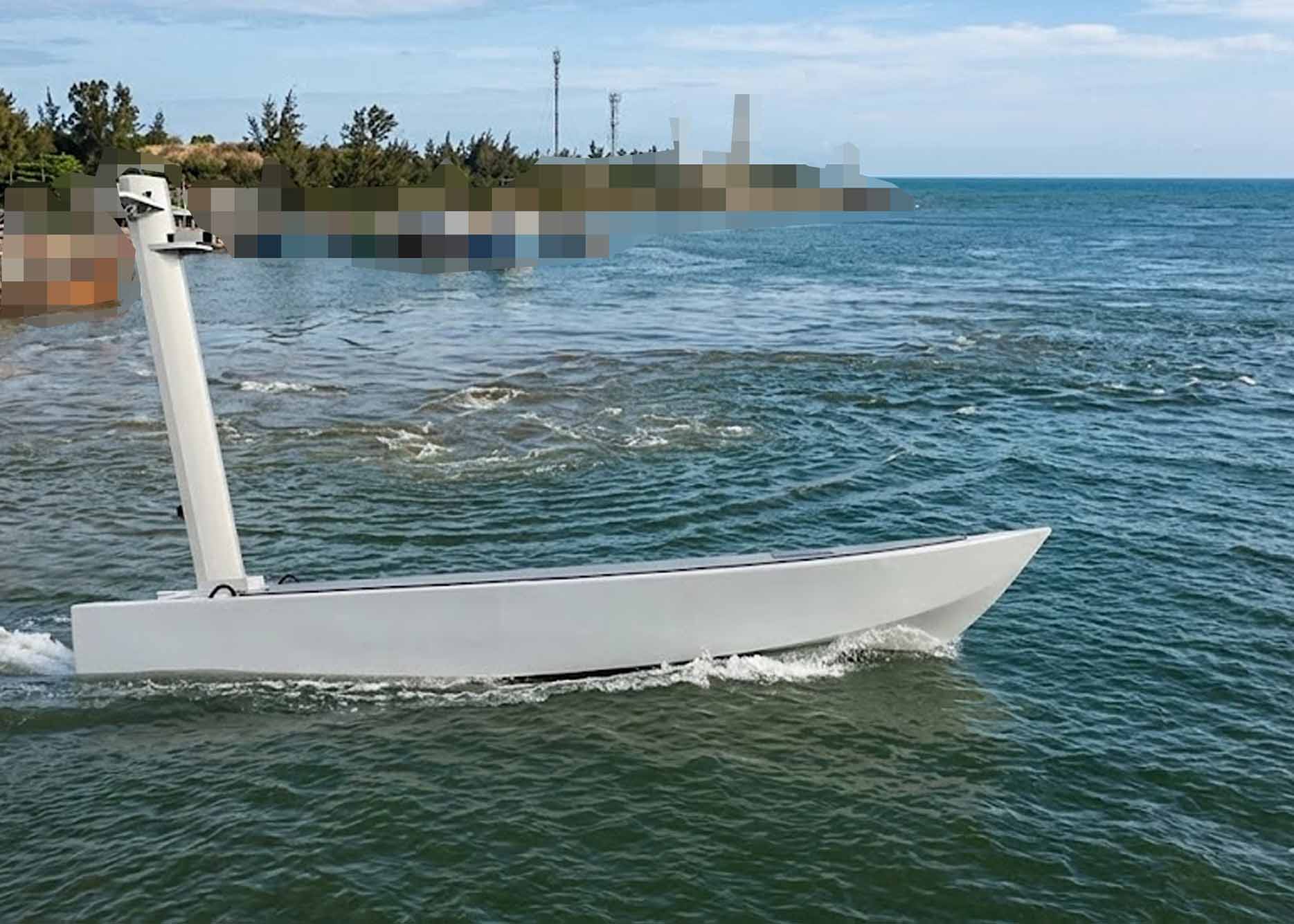 WHAI unmanned vessel helps expand surveillance capabilities, protect marine infrastructure and support naval training. Graphics: Cat Tien