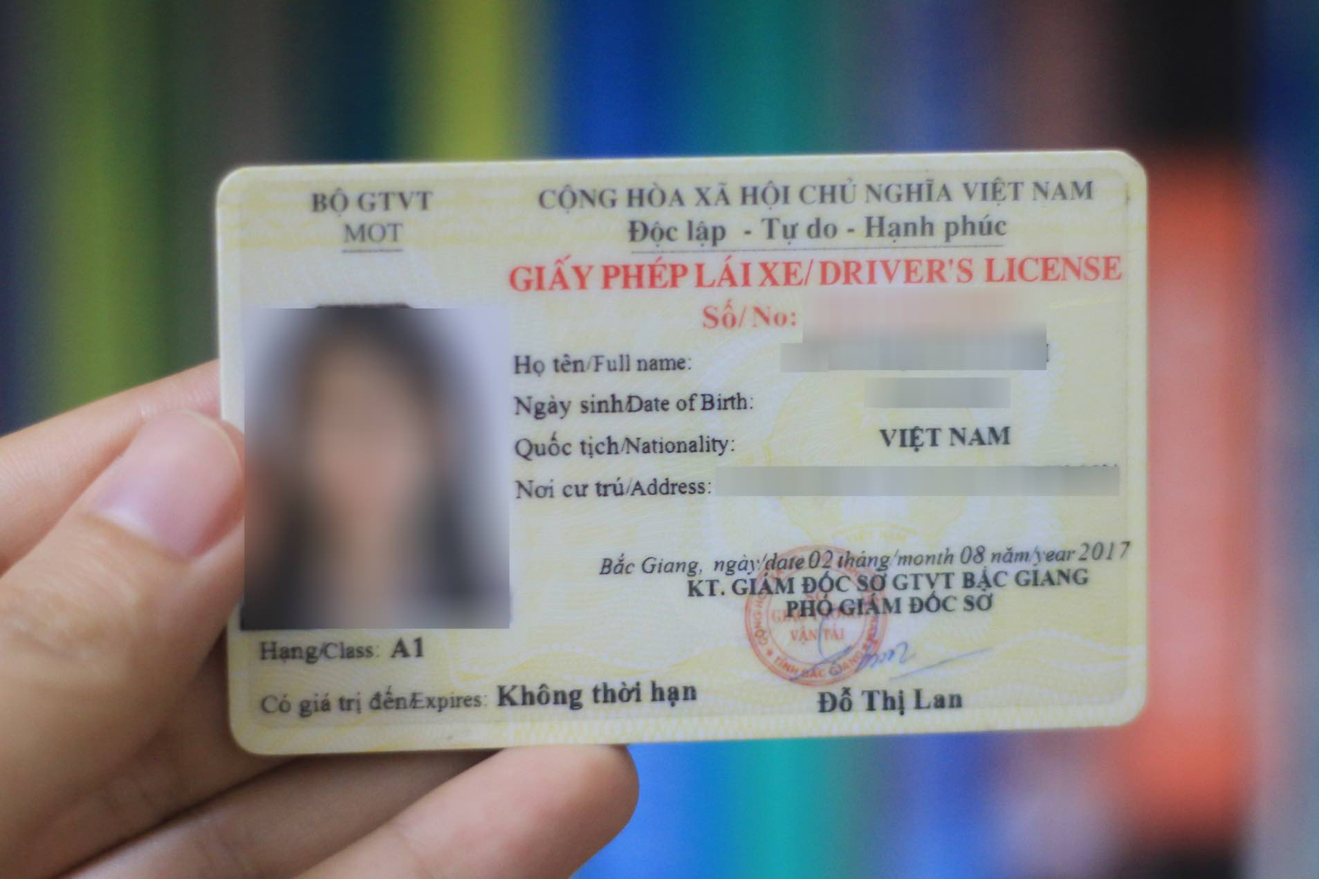 Những loại giấy phép lái xe không thời hạn theo quy định mới nhất. Ảnh: Vy Vy