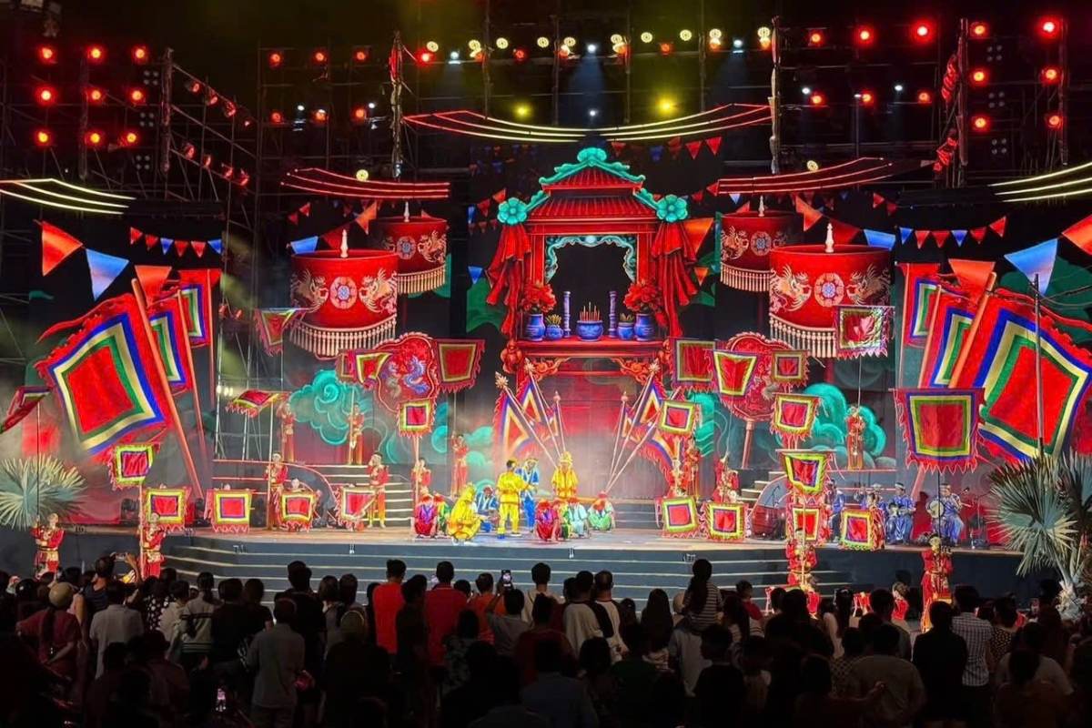 Programa "Long Hai temporada de llamada del mar" para celebrar el Festival Dinh Co 2026. Foto: Comité Popular de la comuna de Long Hai