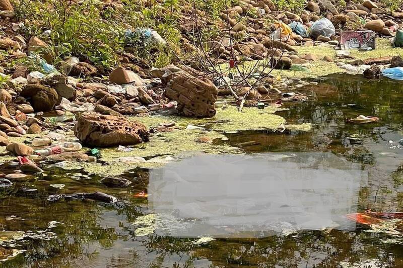 La scène où le corps a été découvert dans la commune de Chieng Hac, Son La. Photo : Tran Son