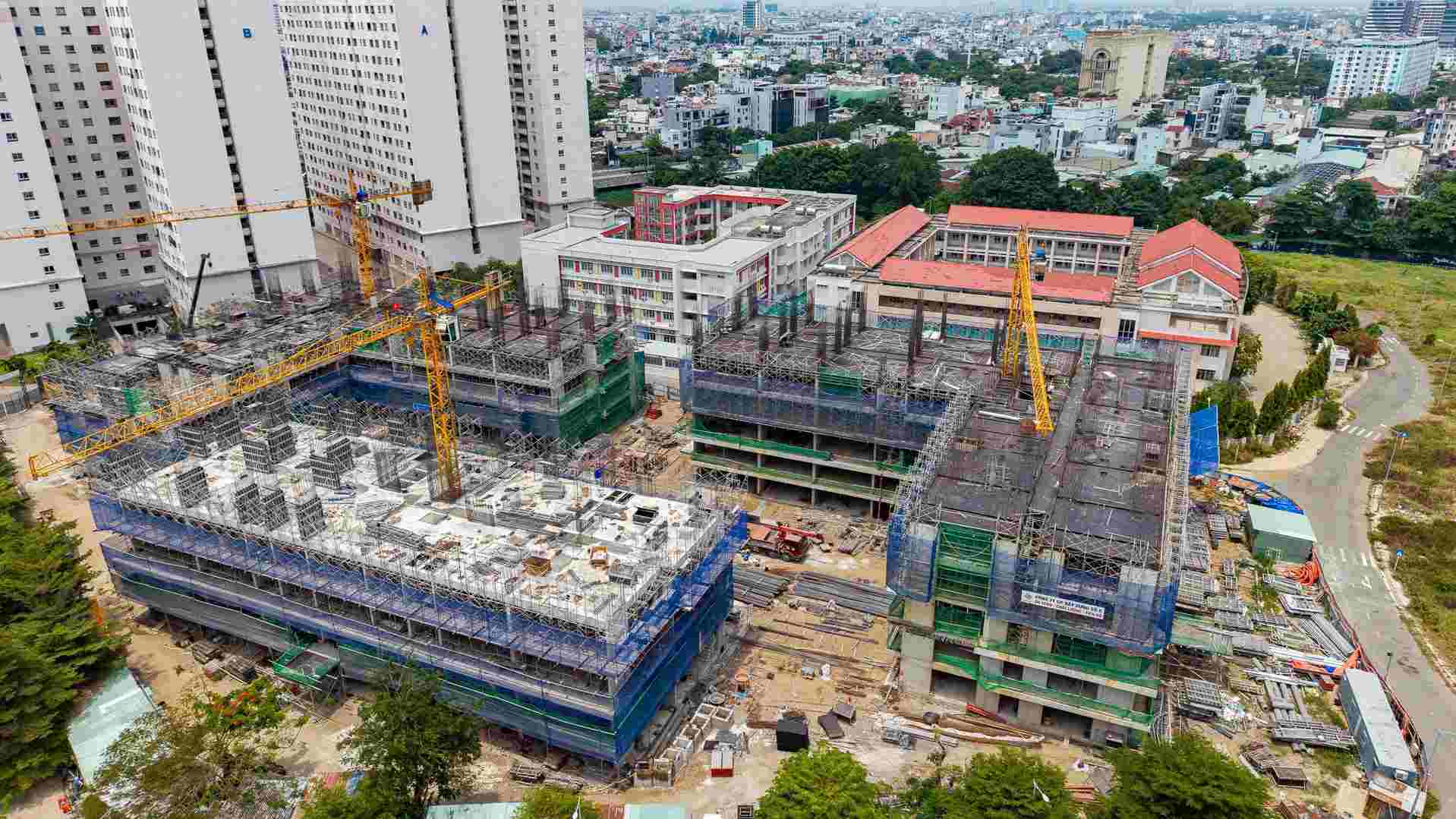 Social housing project at 4 Phan Chu Trinh (Binh Thanh ward, Ho Chi Minh City).  Photo: Mr. Tu