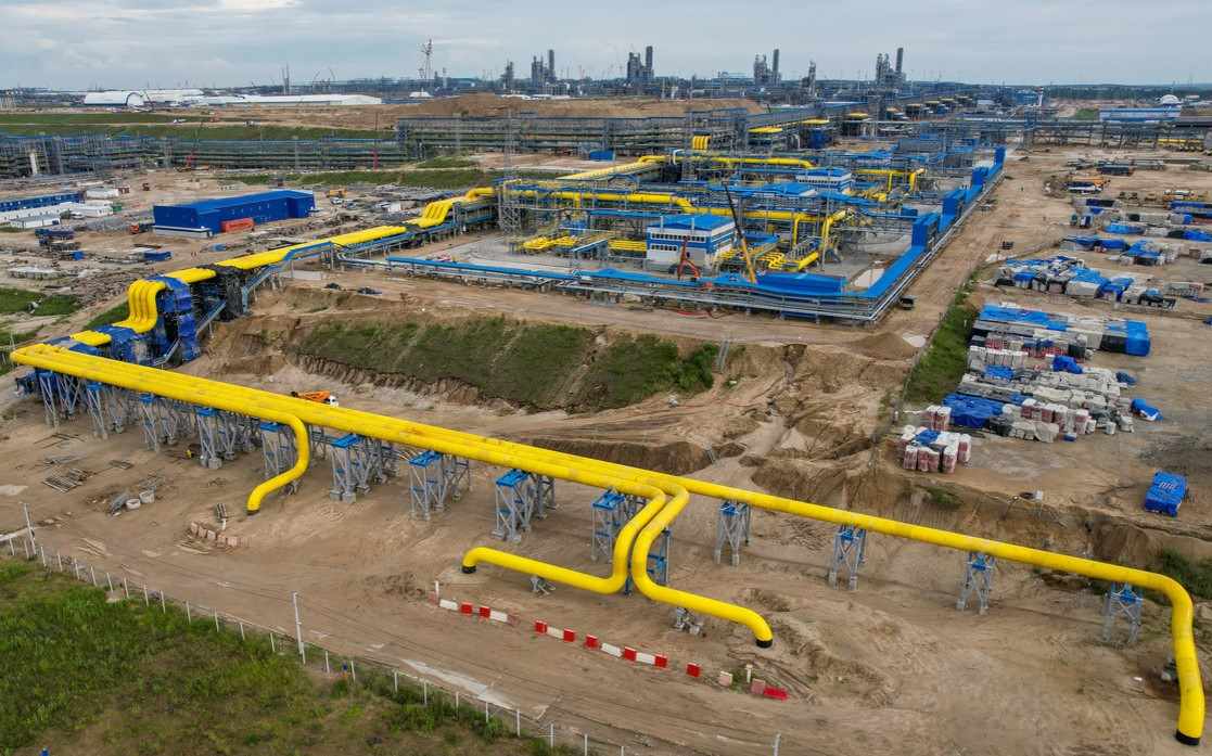 Ground infrastructure of the Power of Siberia gas pipeline, Amur region, Russia, October 13, 2021. Photo: Sputnik