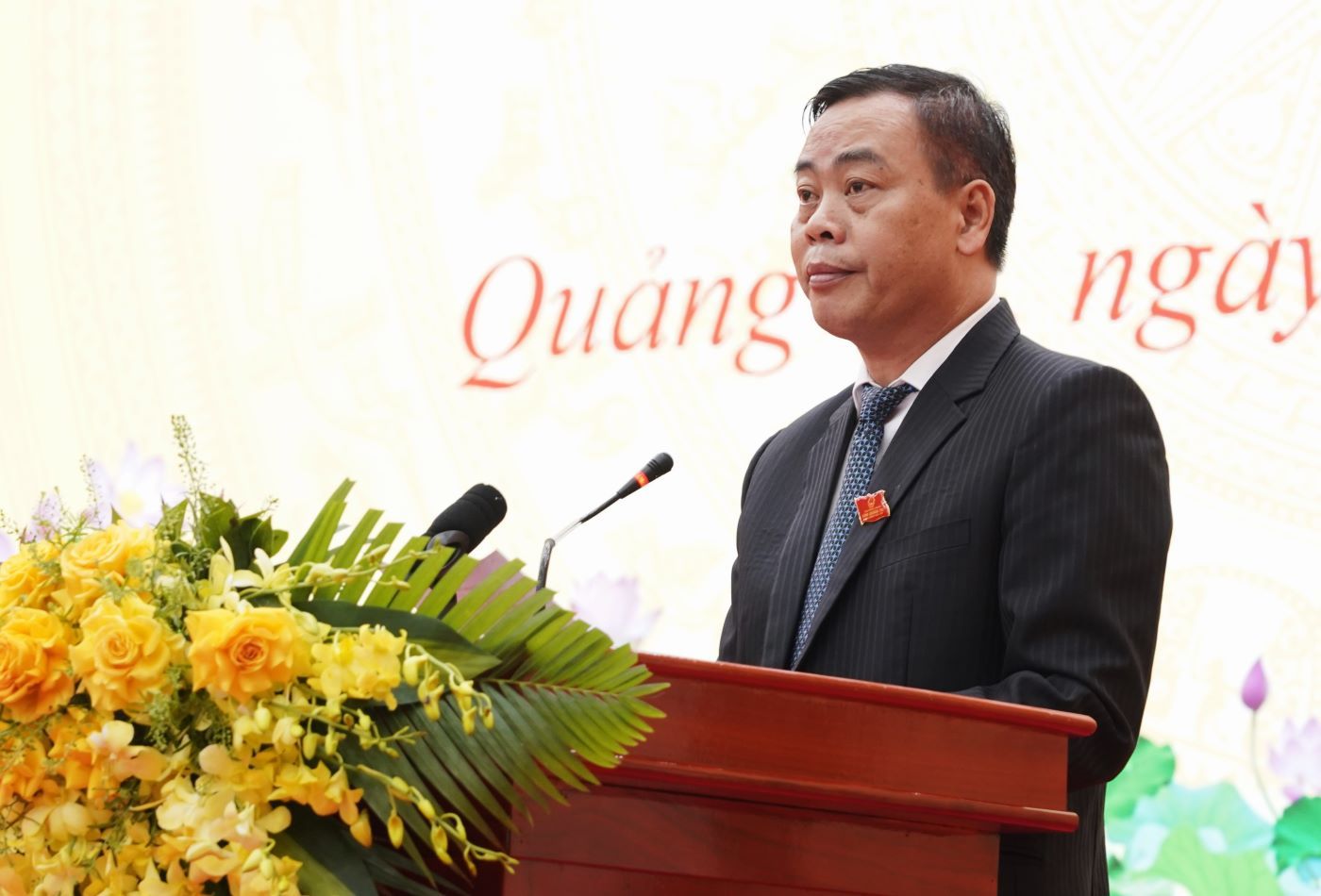Ông Nguyễn Đăng Quang tái đắc cử Chủ tịch HĐND tỉnh khóa IX, nhiệm kỳ 2026-2031. Ảnh: Thanh Trung