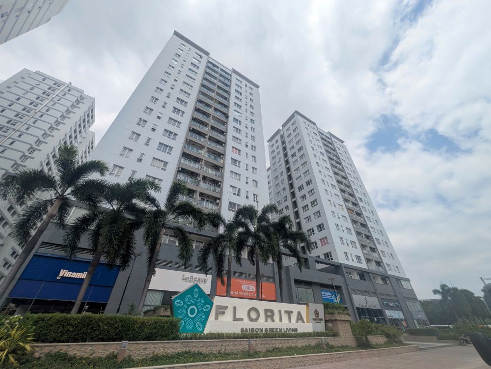 Dự án chung cư Lô A1- Florita thuộc Khu nhà ở Him Lam (phường Tân Hưng, TPHCM). Ảnh: Anh Tú