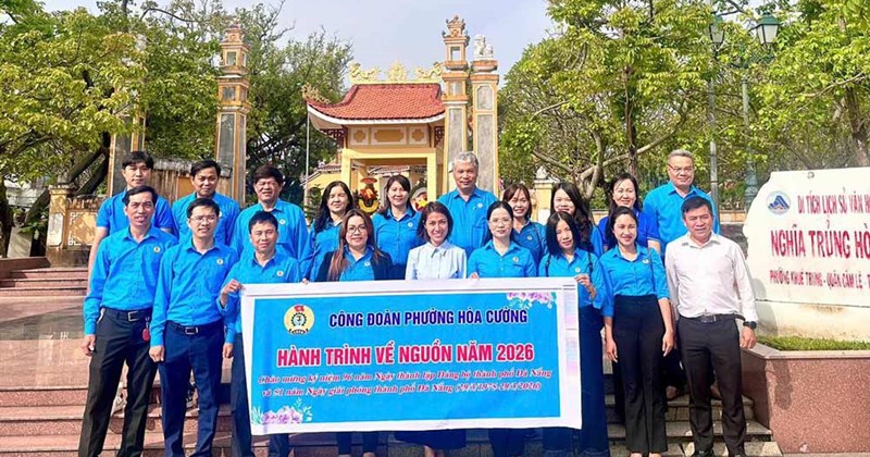 Đà Nẵng: Công đoàn Hòa Cường tổ chức "Hành trình về nguồn