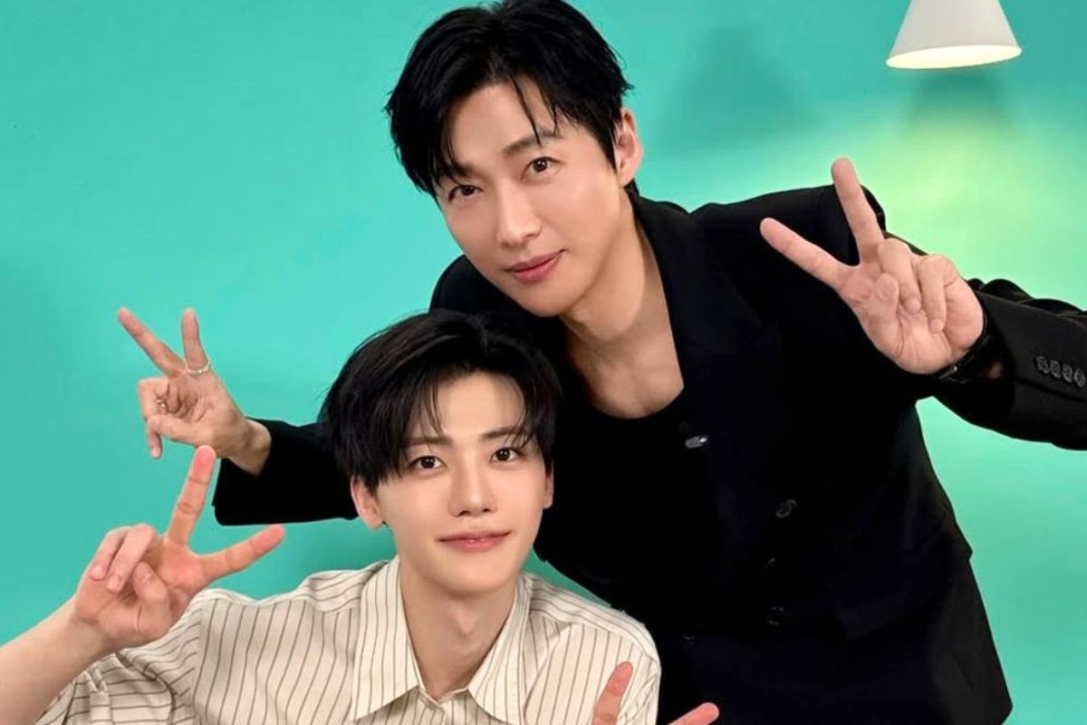 ジェミン(NCT)とナム・グンミン。写真:ロッテ