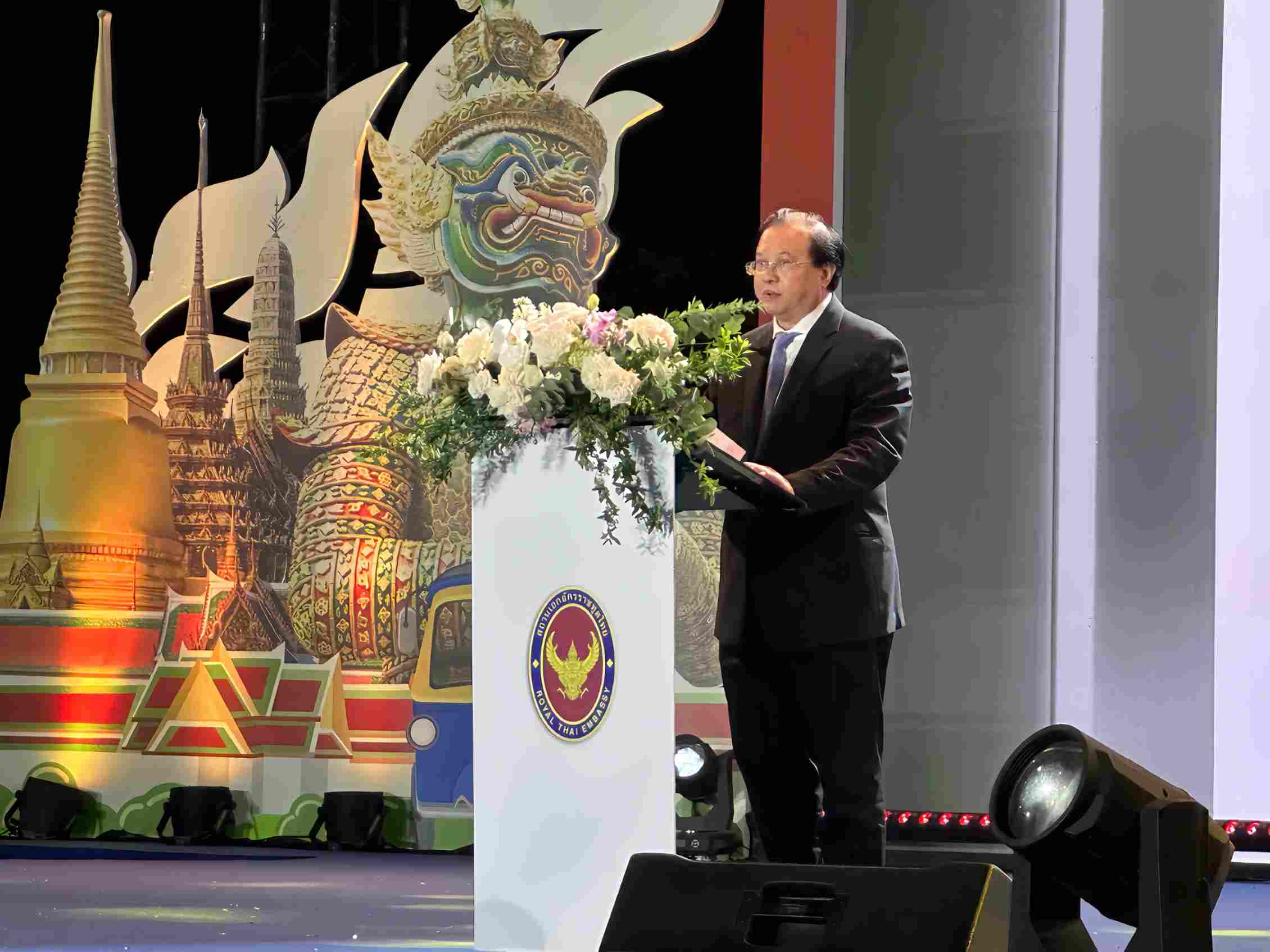 Thứ trưởng Bộ Văn hóa, Thể thao và Du lịch Tạ Quang Đông phát biểu tại lễ khai mạc. Ảnh: Yến Nhi