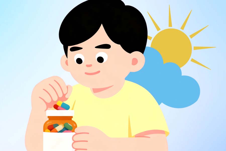 Vitamins and minerals should be avoided immediately after waking up. Graphics: Thien Nhan