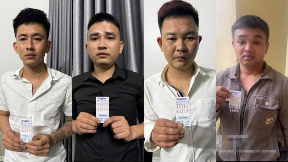 Các đối tượng bị bắt. Ảnh: Công an Hà Tĩnh