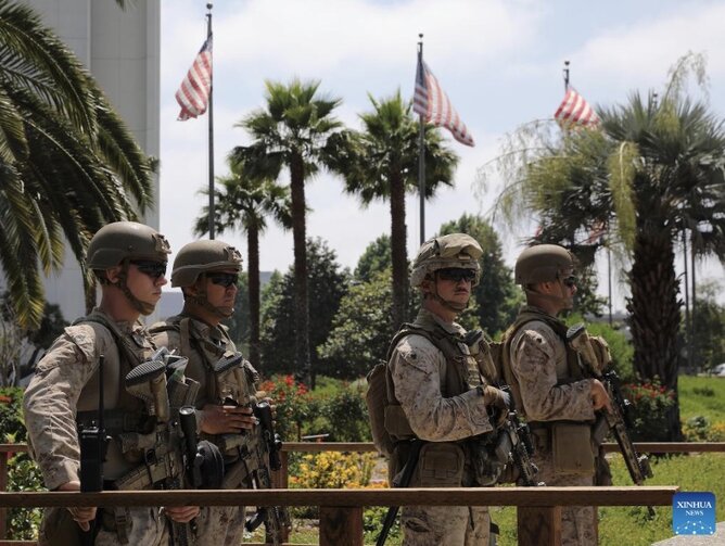 US military soldiers. Photo: Xinhua