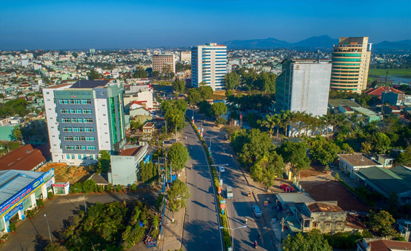 Investment projects will contribute to changing the face of Pleiku mountain town towards modernity and convenience. Photo: Thanh Tuan