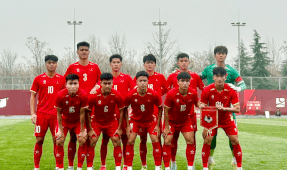 U23 Vietnam vs U23 Thailand. Photo: VFF