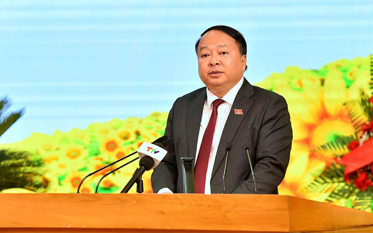Chairman of Tuyen Quang Provincial People's Committee Phan Huy Ngoc. Photo: Thanh Phuc